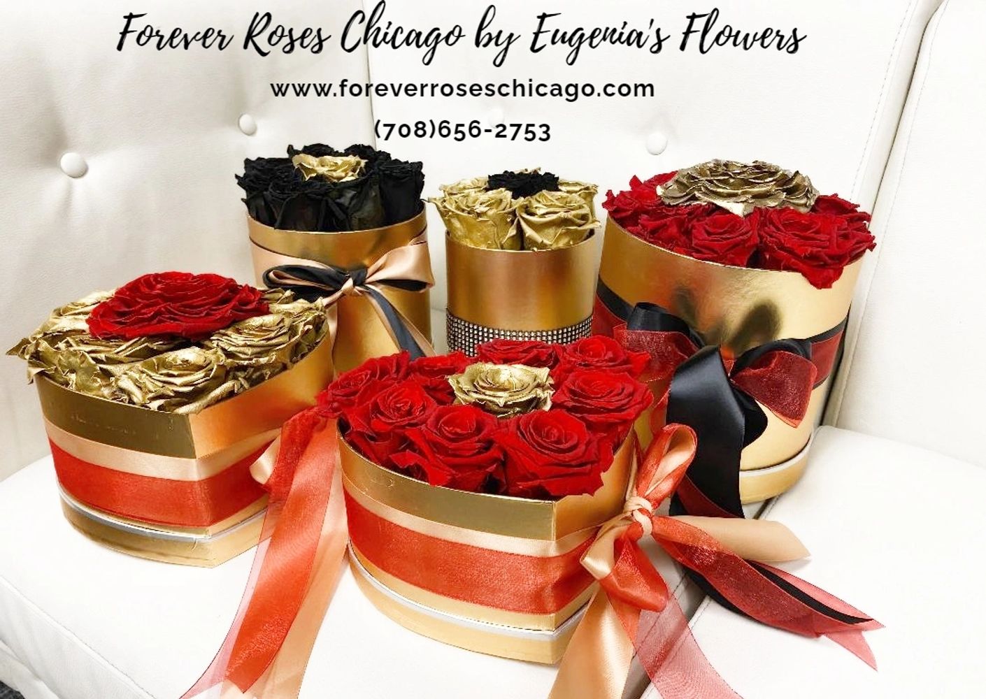 Forever roses in Chicago